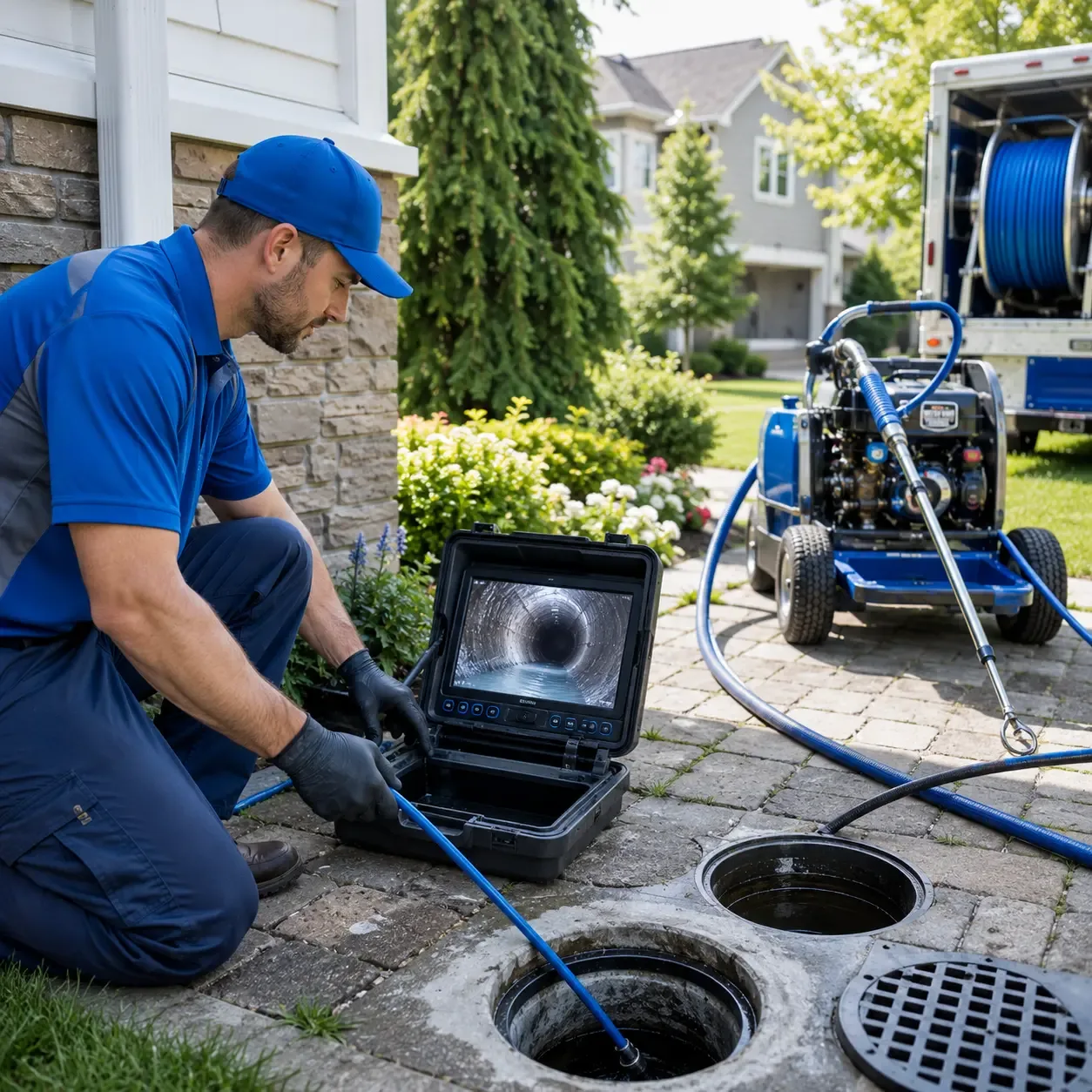 Outdoor drain cleaning professionals serving Belpre, OH